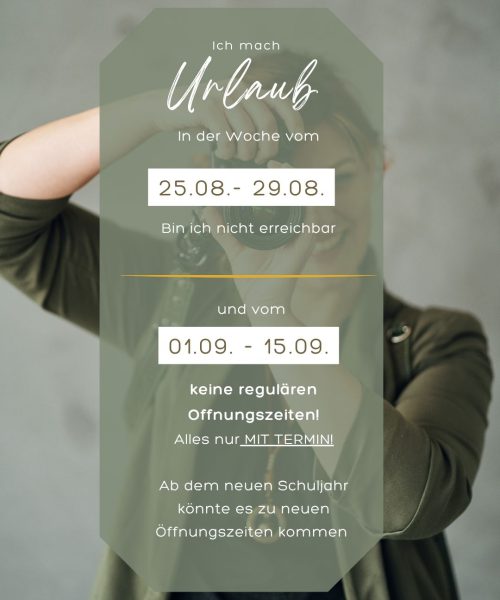 Ich mach Urlaub August 2025